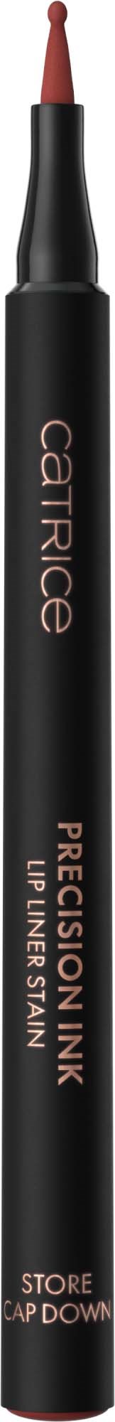 A black lip liner pencil with pink text, labeled Precise Ink Lip Liner in shade 51. The pencil has a fine, pointed tip.