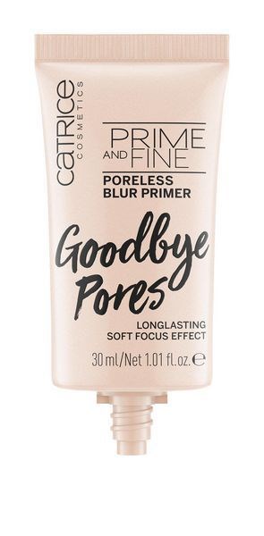 A tube of Poreless Blur Primer with Goodbye Pores and long-lasting soft focus effects.