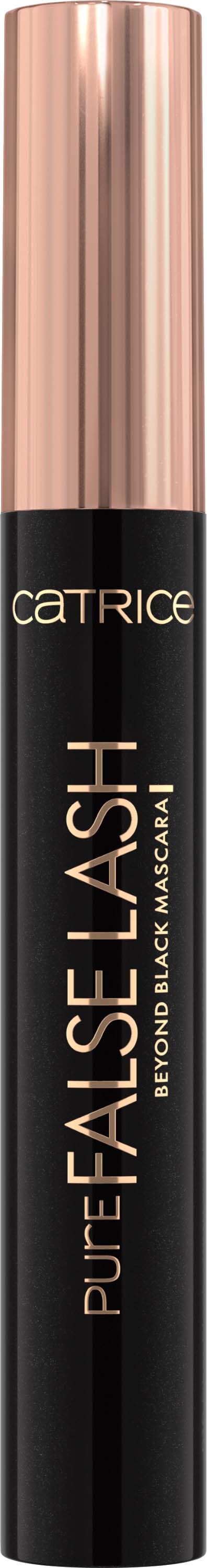En svart eyelinerpennas med ett roséguldkap. Märket Catrice och produktnamnet står på den.