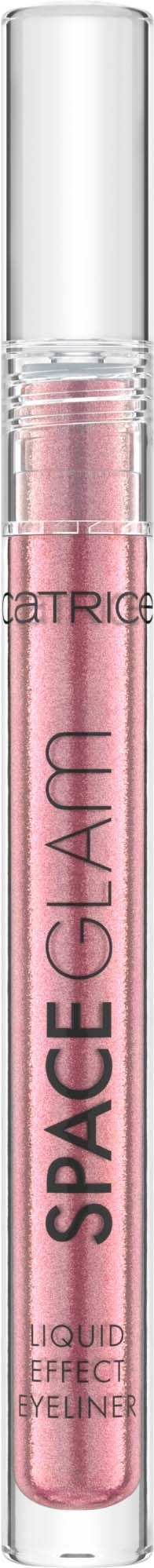 Ein rosa Lipgloss in einem klaren Röhrchen mit weißem Deckel, beschriftet 'SPACE GLOSS'.