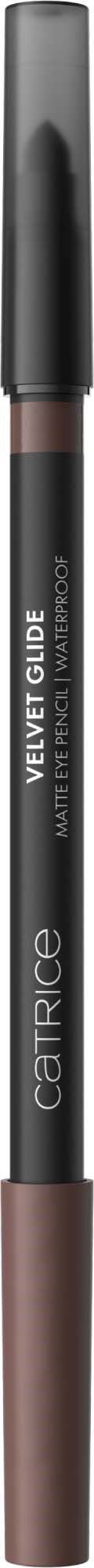 Catrice Velvet Guide Eyeliner in Schwarz und Braun mit schwarzem Deckel und Körper.