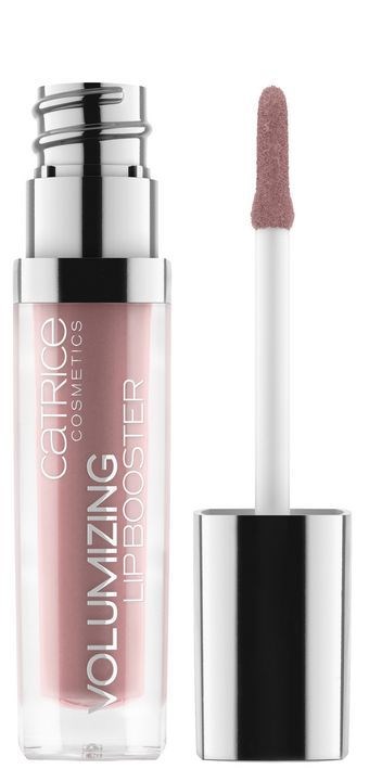 Ein Lippenstift mit rosa Glanz und einer weißen Applikatorspitze.