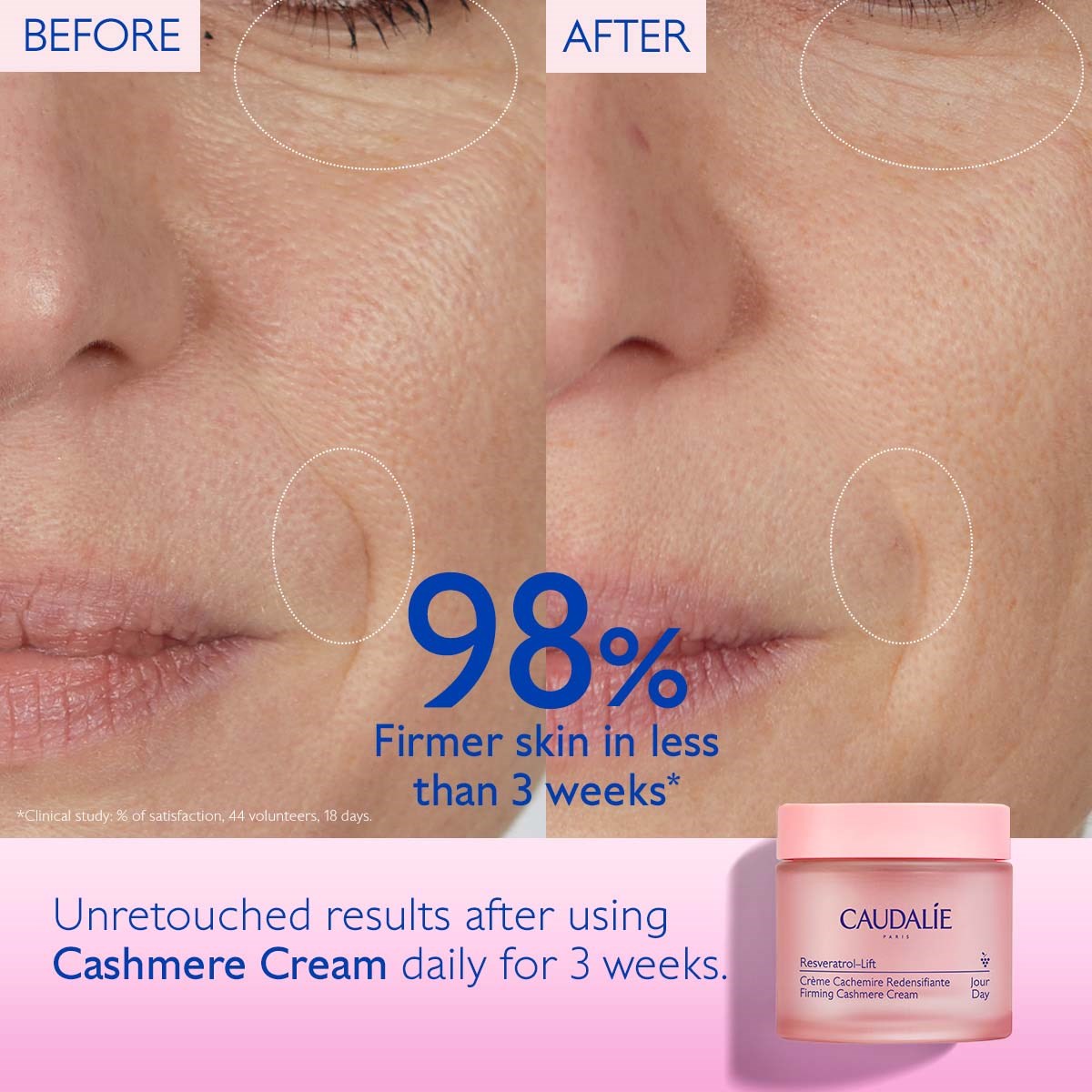 Alternativ bild 1 för Caudalie Resveratrol-Lift Firming Cashmere Cream Refill 50 ml