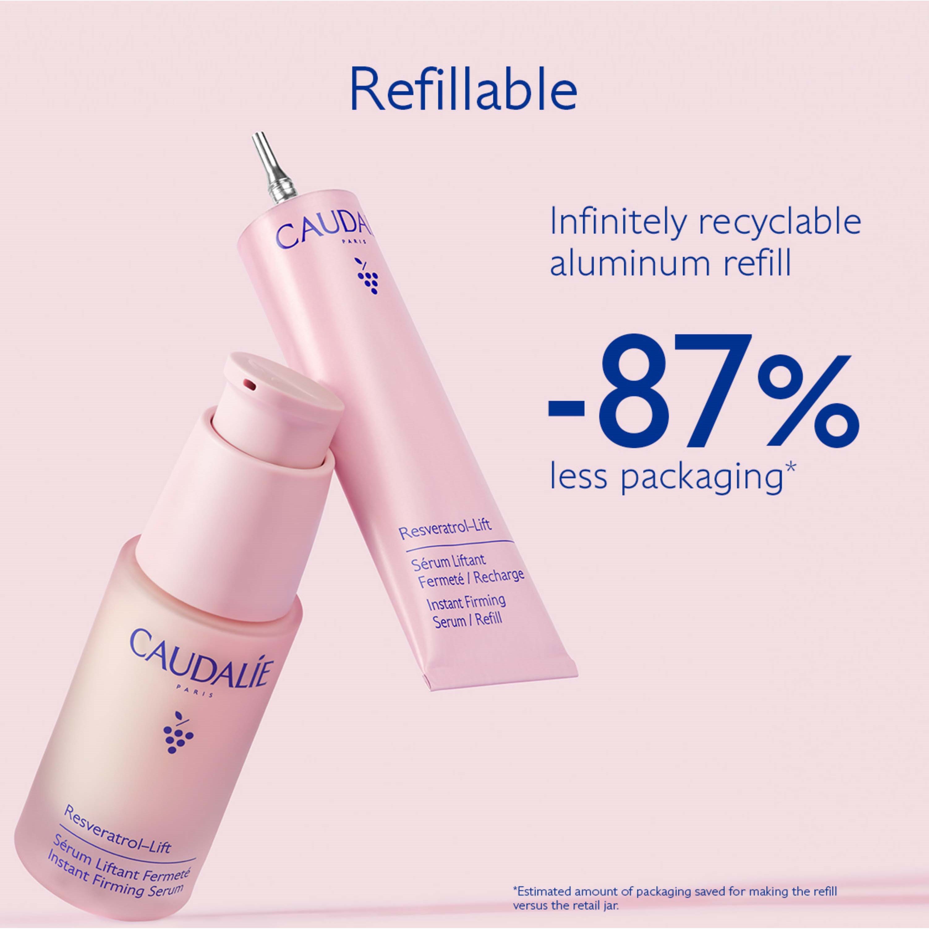 Alternativ bild 1 för Caudalie Resveratrol-Lift Instant Firming Serum Refill 30 ml