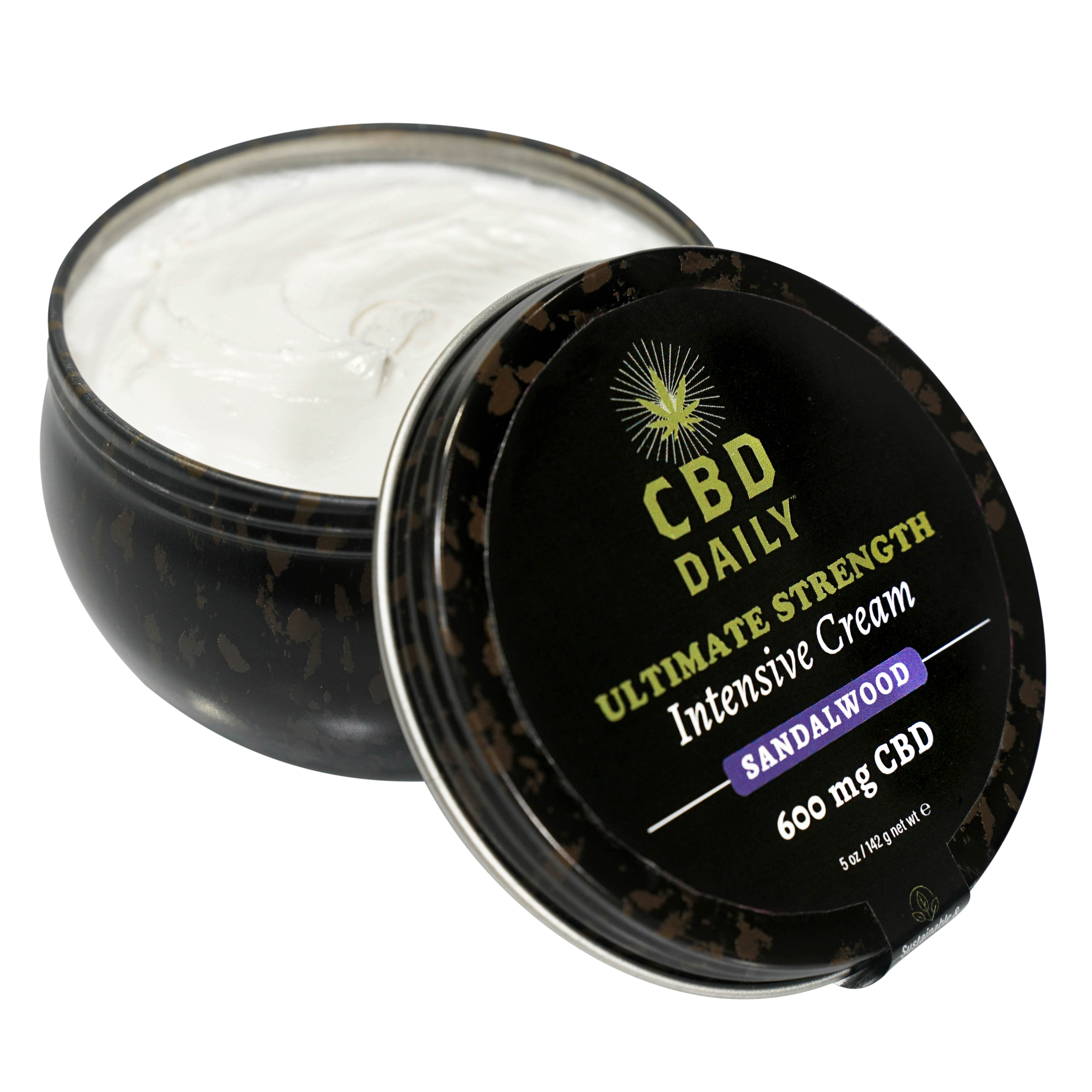 Läs mer om CBD Daily Ultimate Strength Intensive Cream Sandalwood 142 g