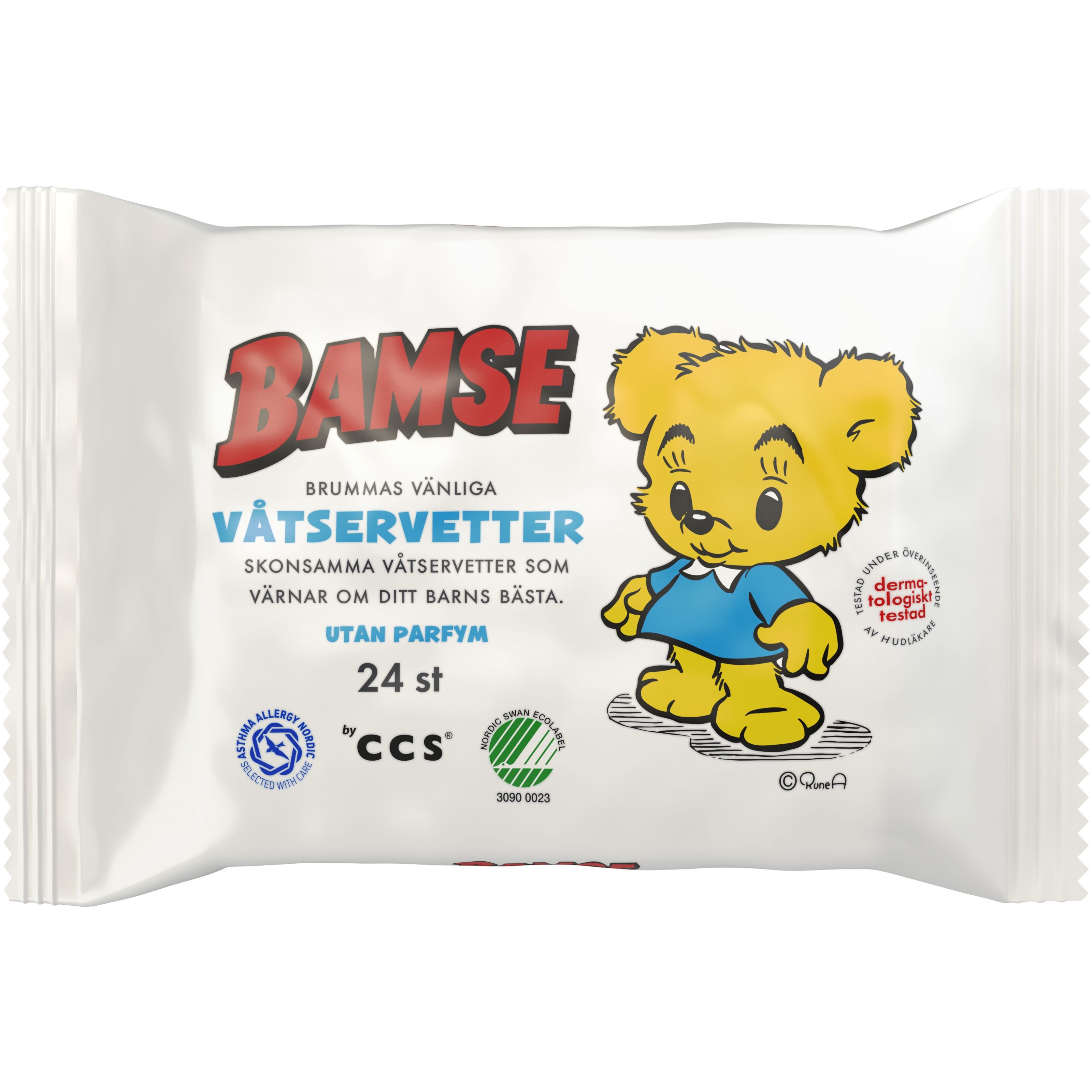 Bamse by CCS Bamse Brummas Härliga Våtservetter 24 st