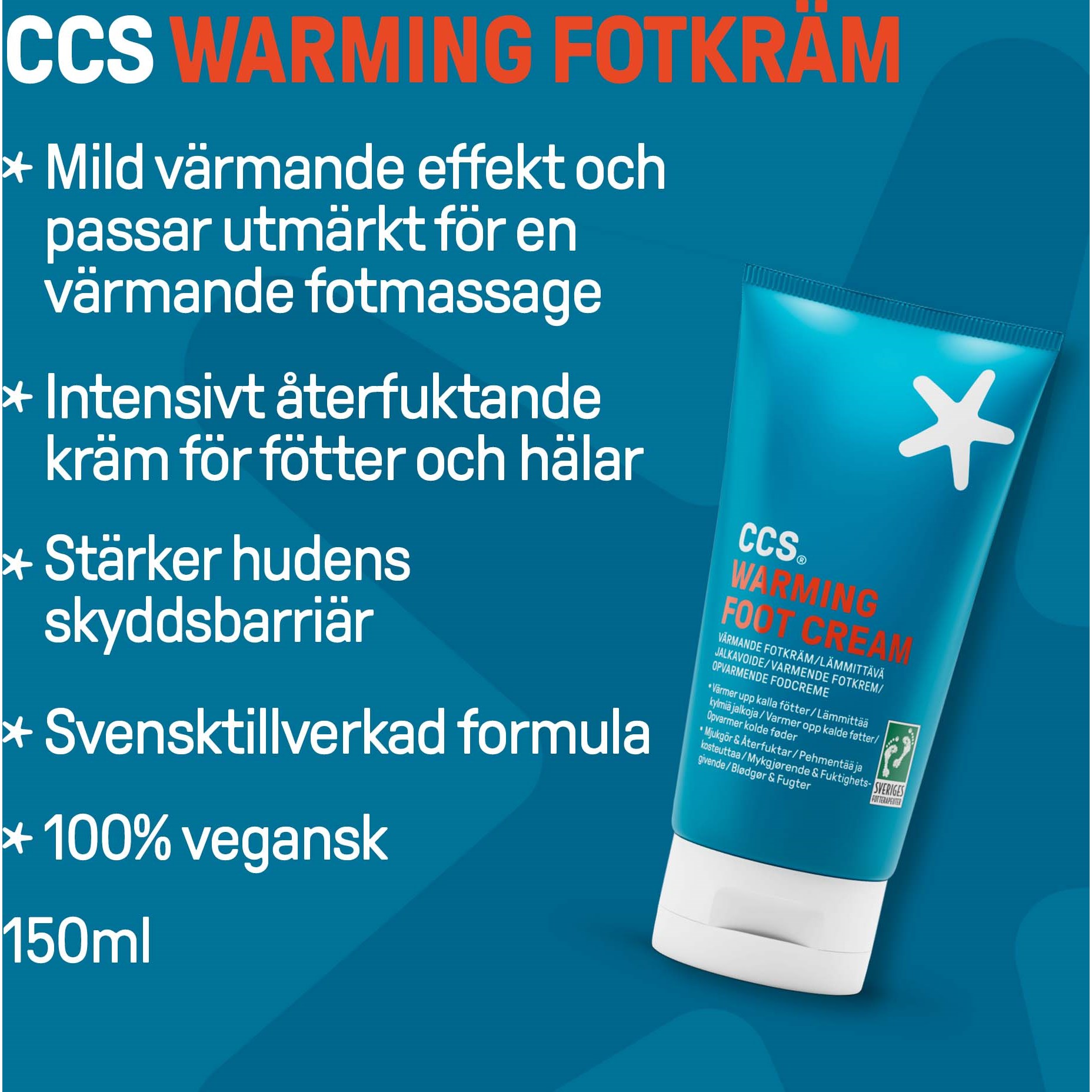 CCS Warming Foot Cream 50 ml (obrázok 3)