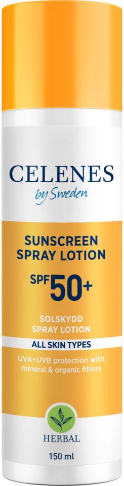Celenes Herbal Sunscreen Spray Lotion SPF 50+ 150 ml