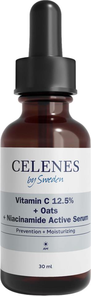 Celenes Vitamin C 12,5% + Oats + Niacinamide Active Serum 30 ml
