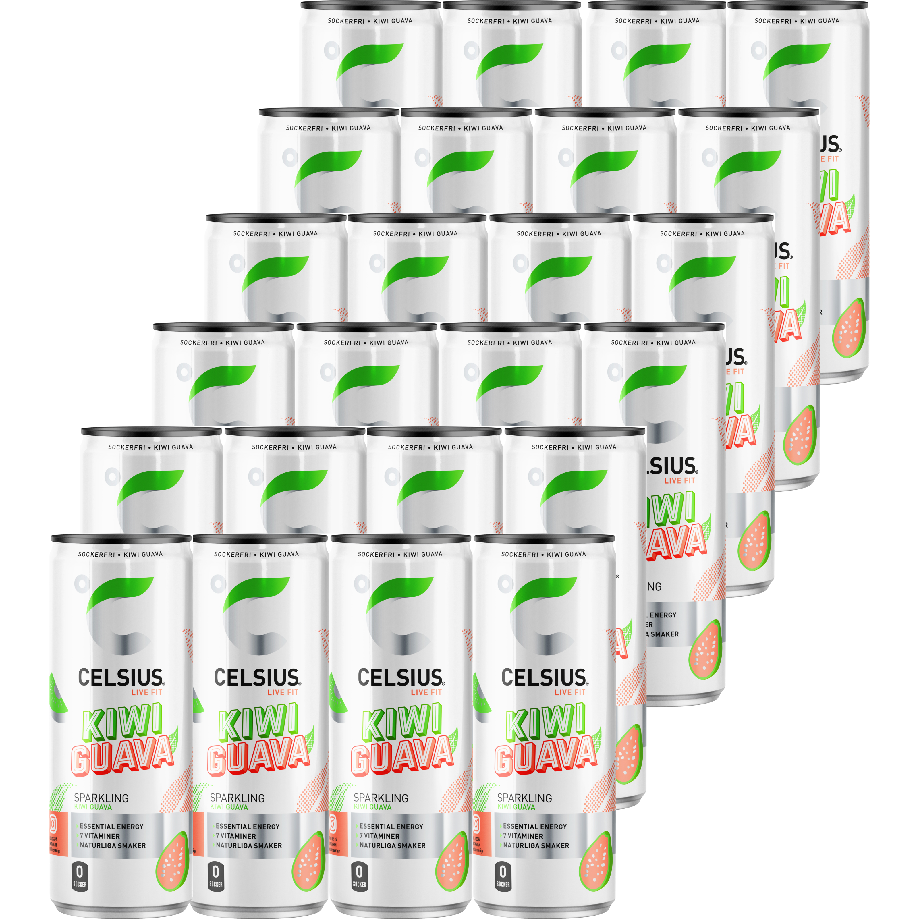 Celsius Kiwi Guava 24-Pack
