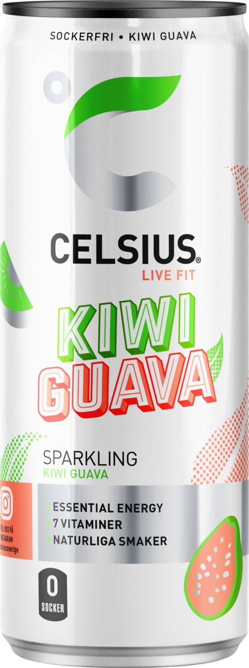 Celsius Kiwi Guava 355 ml
