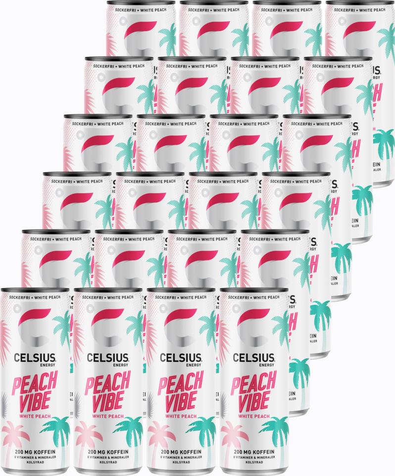 Celsius Peach Vibe 24-Pack
