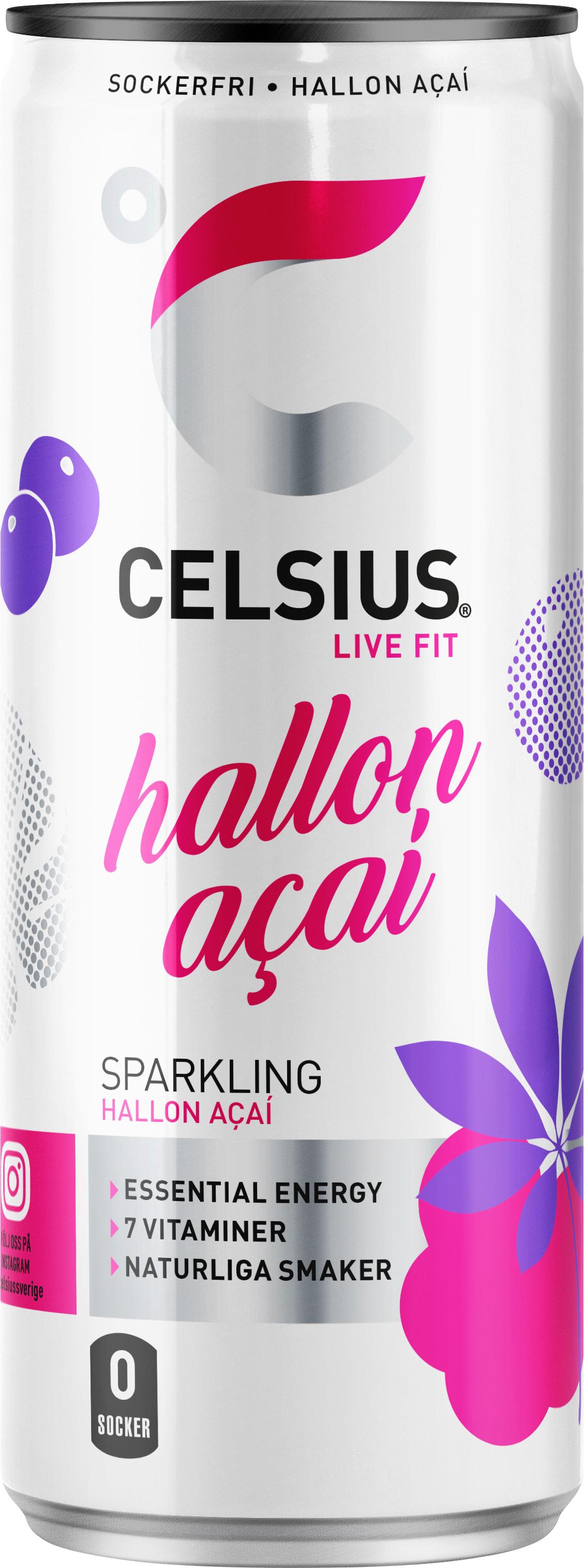 Berry Raspberry Celsius Celsius Raspberry Acai 355 ml | lyko.com