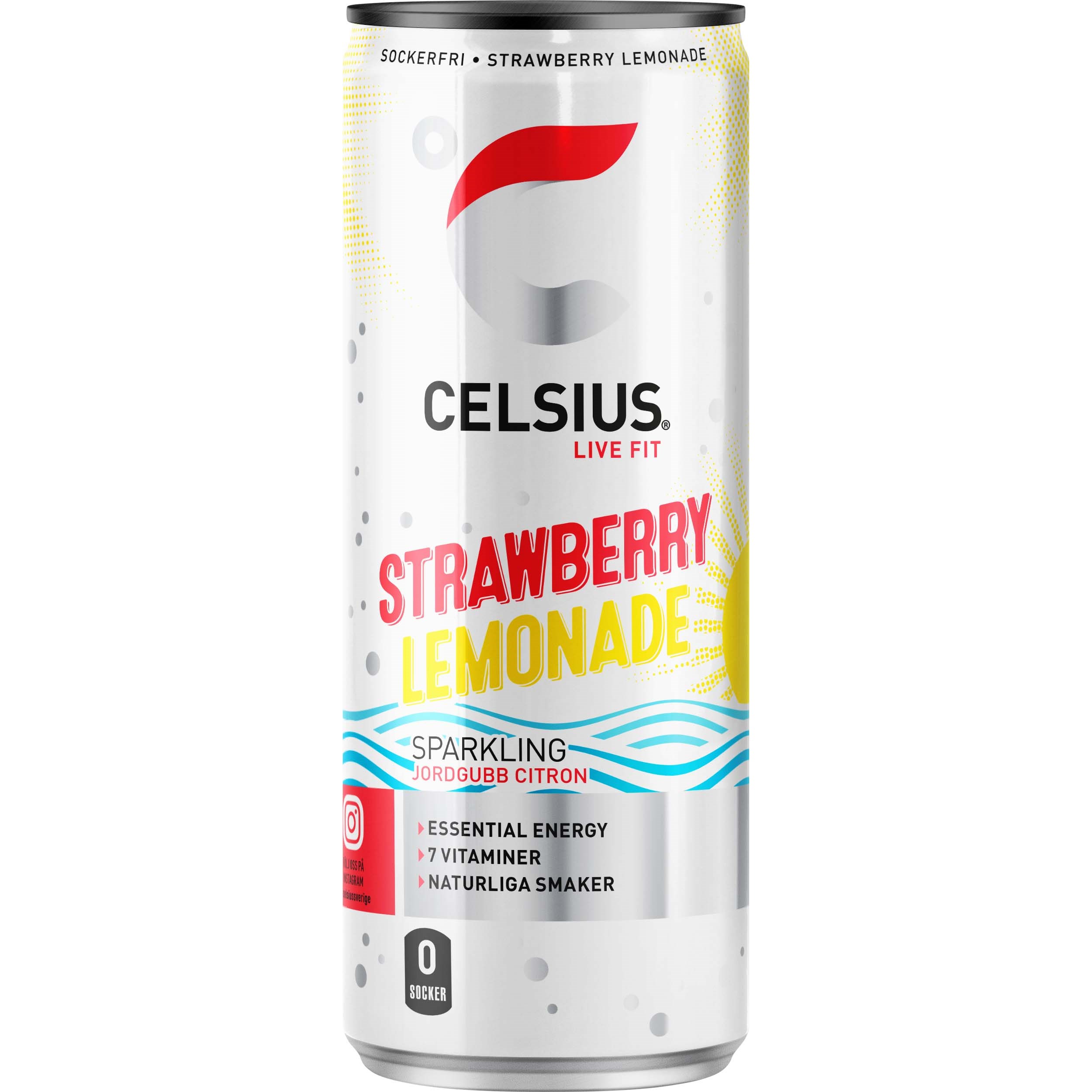 Celsius Strawberry Lemonade 355 ml