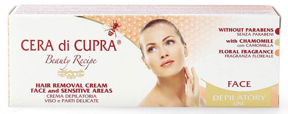 Cera di Cupra Beauty Recipe Hair Removal Cream Face and Sensitive Area