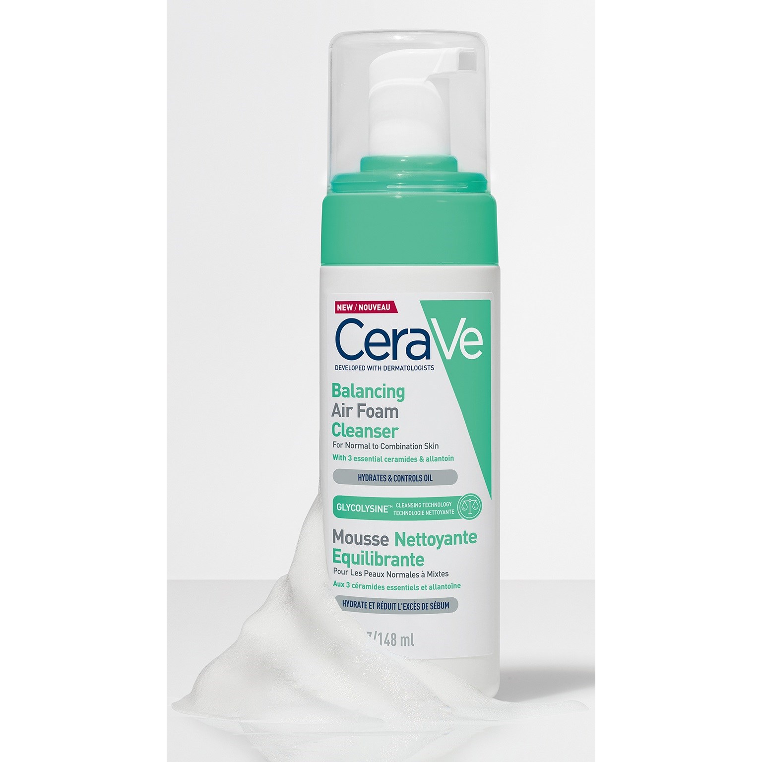 CeraVe Balancing Air Foam Cleanser 150 ml (obrázok 2)