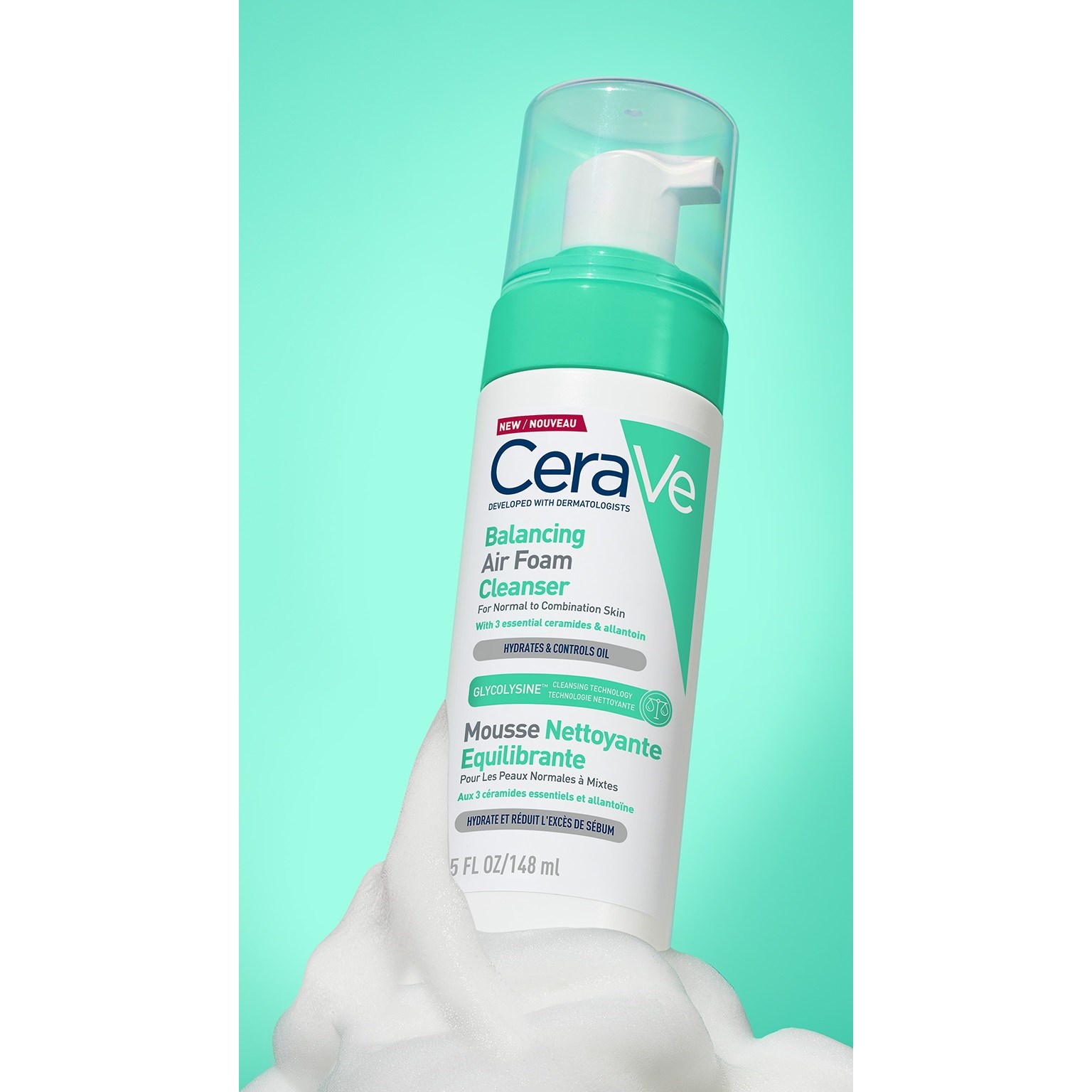CeraVe Balancing Air Foam Cleanser 150 ml (obrázok 6)