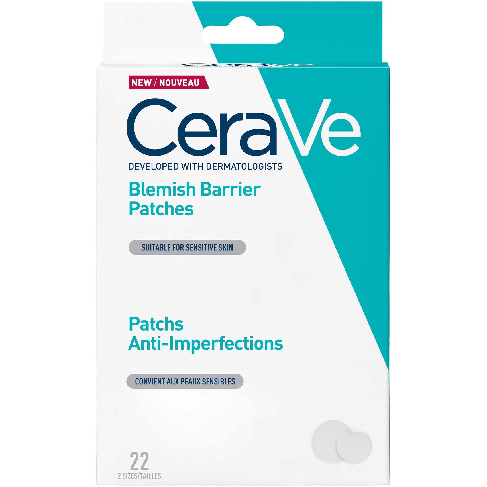 CeraVe Acne Control Patches Blemish Barrier Patches 22 stk billede