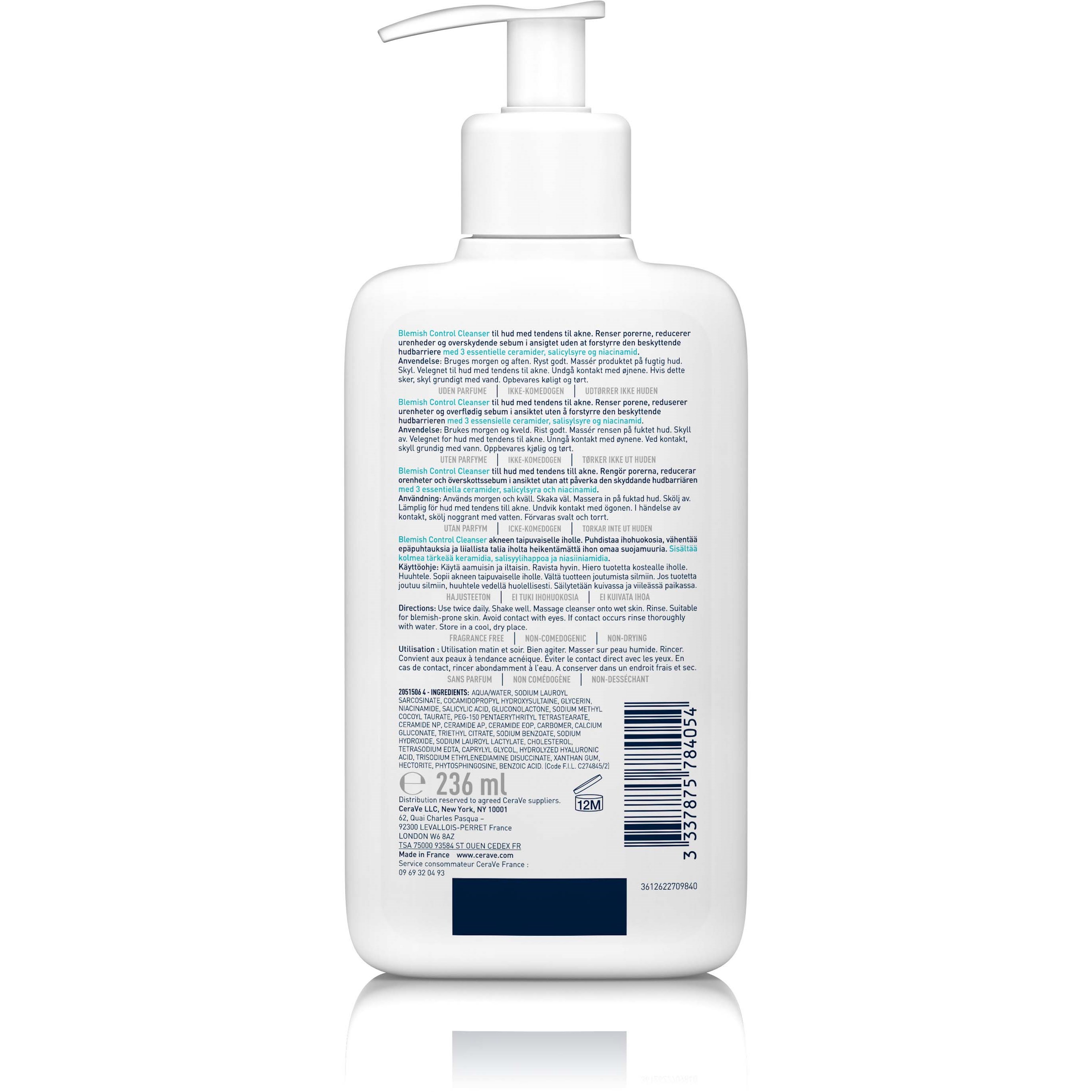 CeraVe Blemish Control Cleanser 236 ml (obrázok 3)
