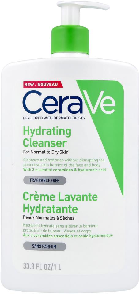 CeraVe Core Hydrating Cleanser 1000 ml