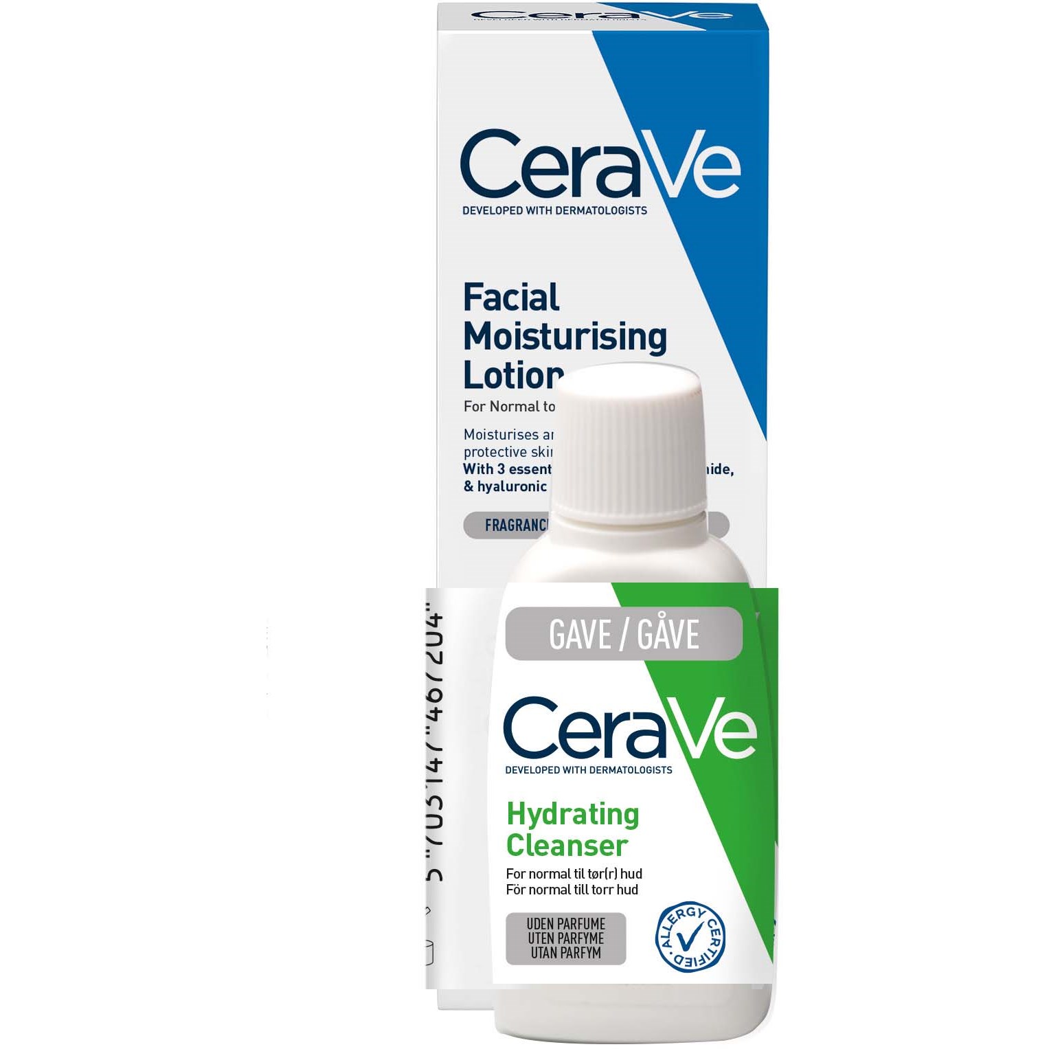 CeraVe Facial Moisturising Lotion + Hydrating Cleanser Bundle