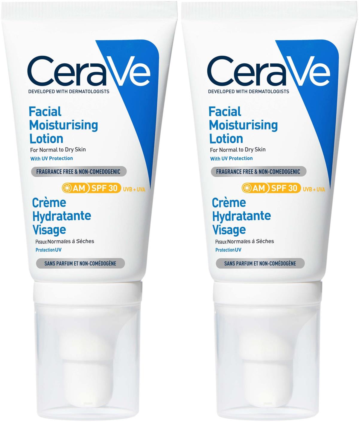CeraVe Facial Moisturising Lotion SPF30 Duo 2x52ml