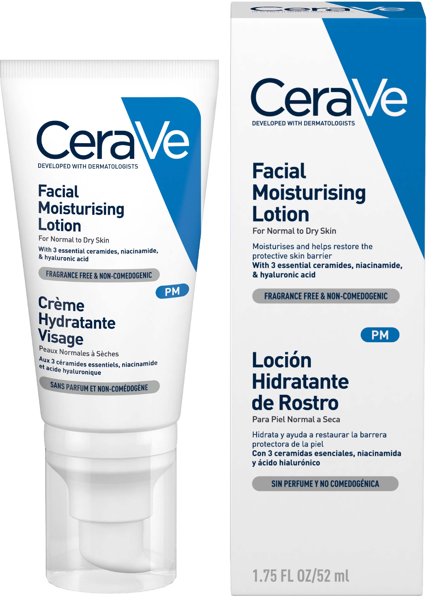 udmelding pedicab Forholdsvis CeraVe Facial moisturizing lotion PM 52 ml | lyko.com