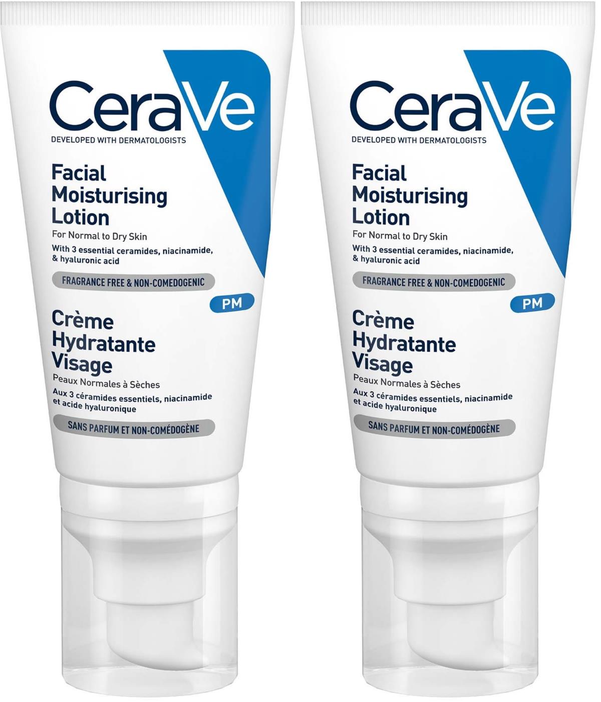 CeraVe Facial Moisturizing Lotion PM Duo 2x52ml