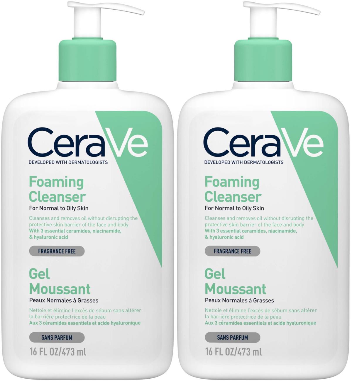 CeraVe Foaming Cleanser Duo 2x473 ml