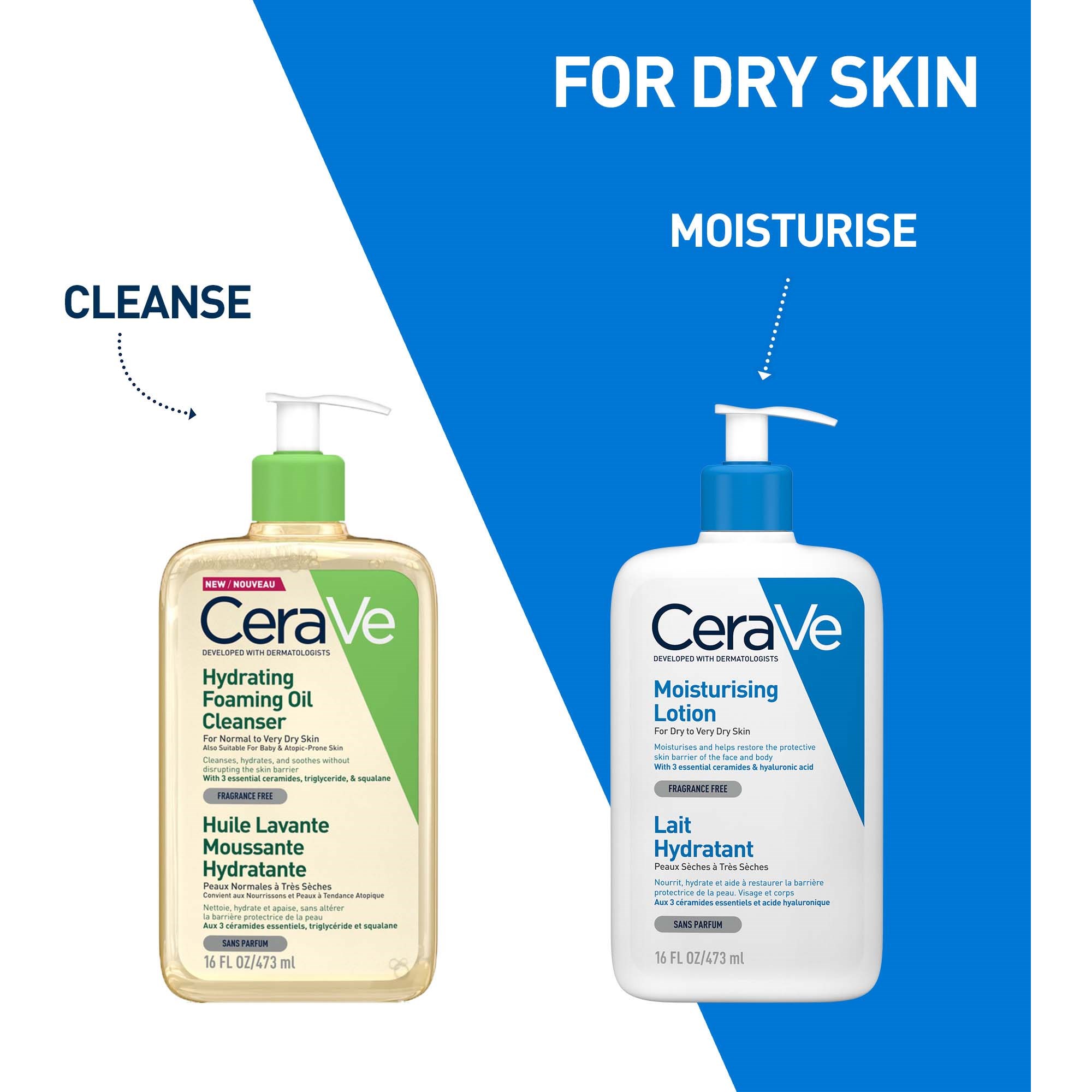 CeraVe Hydrating Foaming Oil Cleanser 473 ml (obrázok 7)