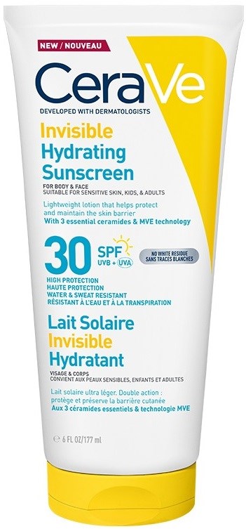 CeraVe Invisible Hydrating Sunscreen SPF30 177 ml