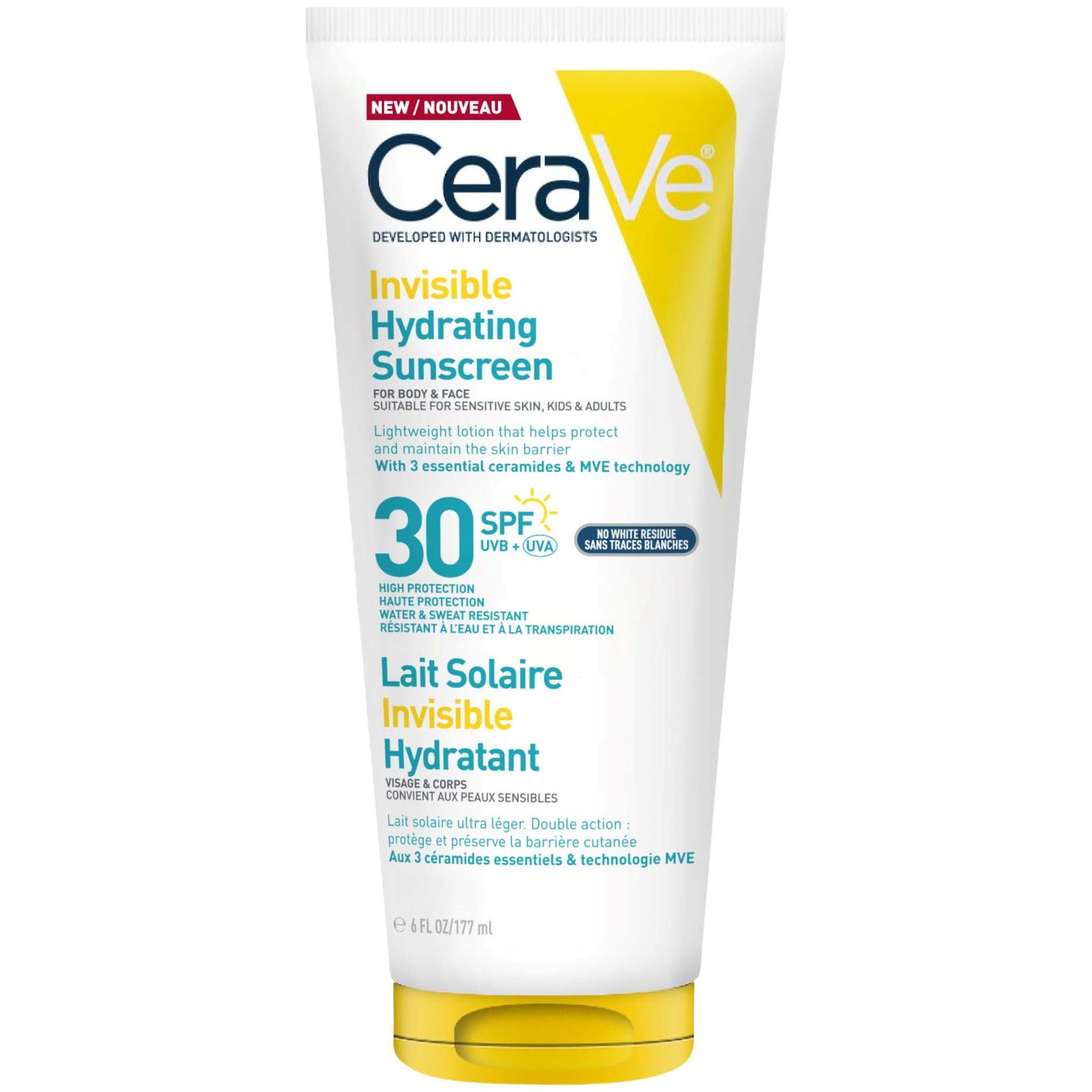 CeraVe Invisible Hydrating Sunscreen SPF30 177 stk