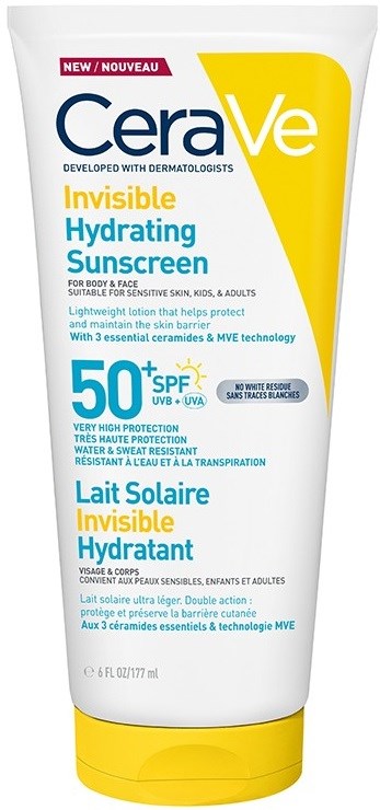 CeraVe Invisible Hydrating Sunscreen SPF50+ 177 ml