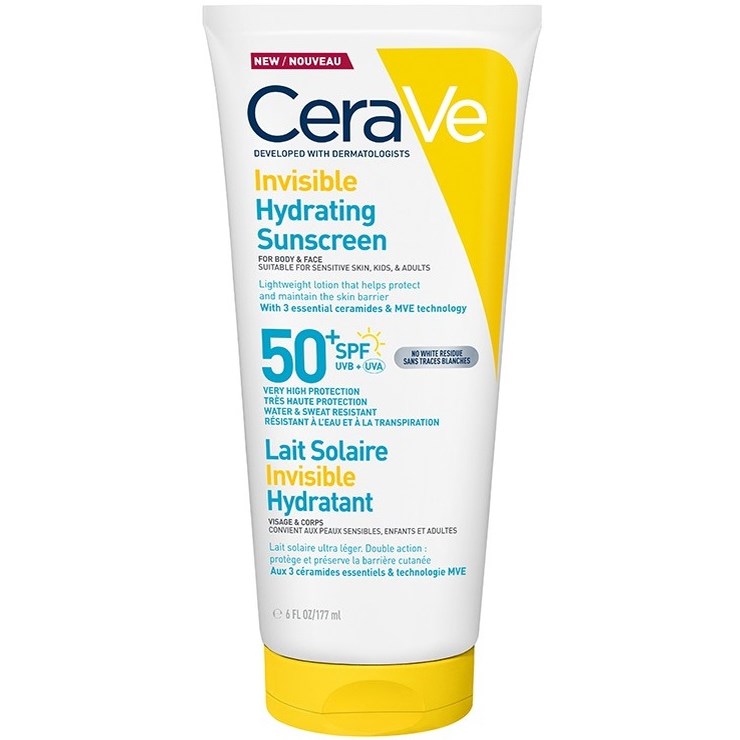 CeraVe Invisible Hydrating Sunscreen SPF50+ 177 ml