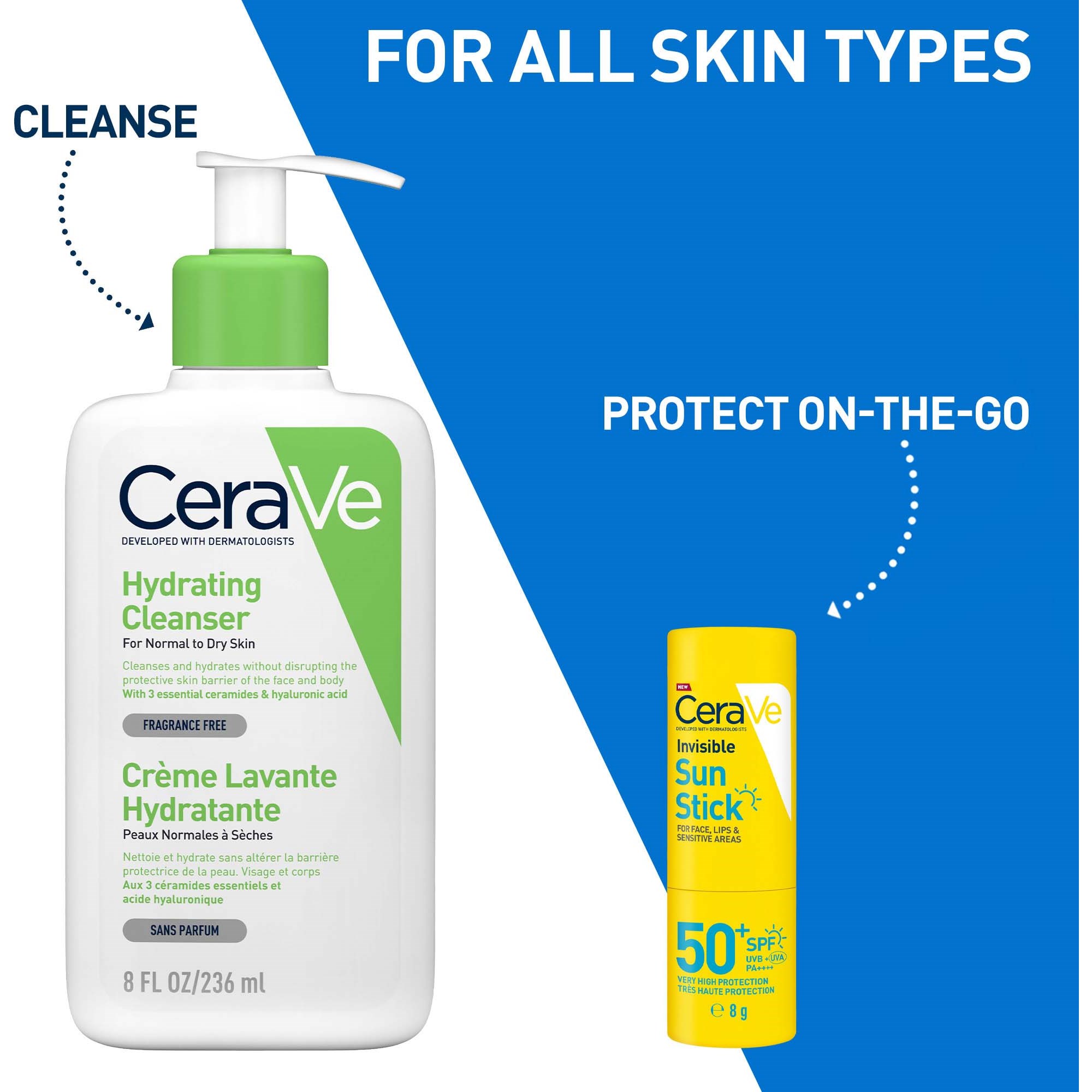 CeraVe Invisible Sun StickSPF 50+ 8 g (obrázok 6)