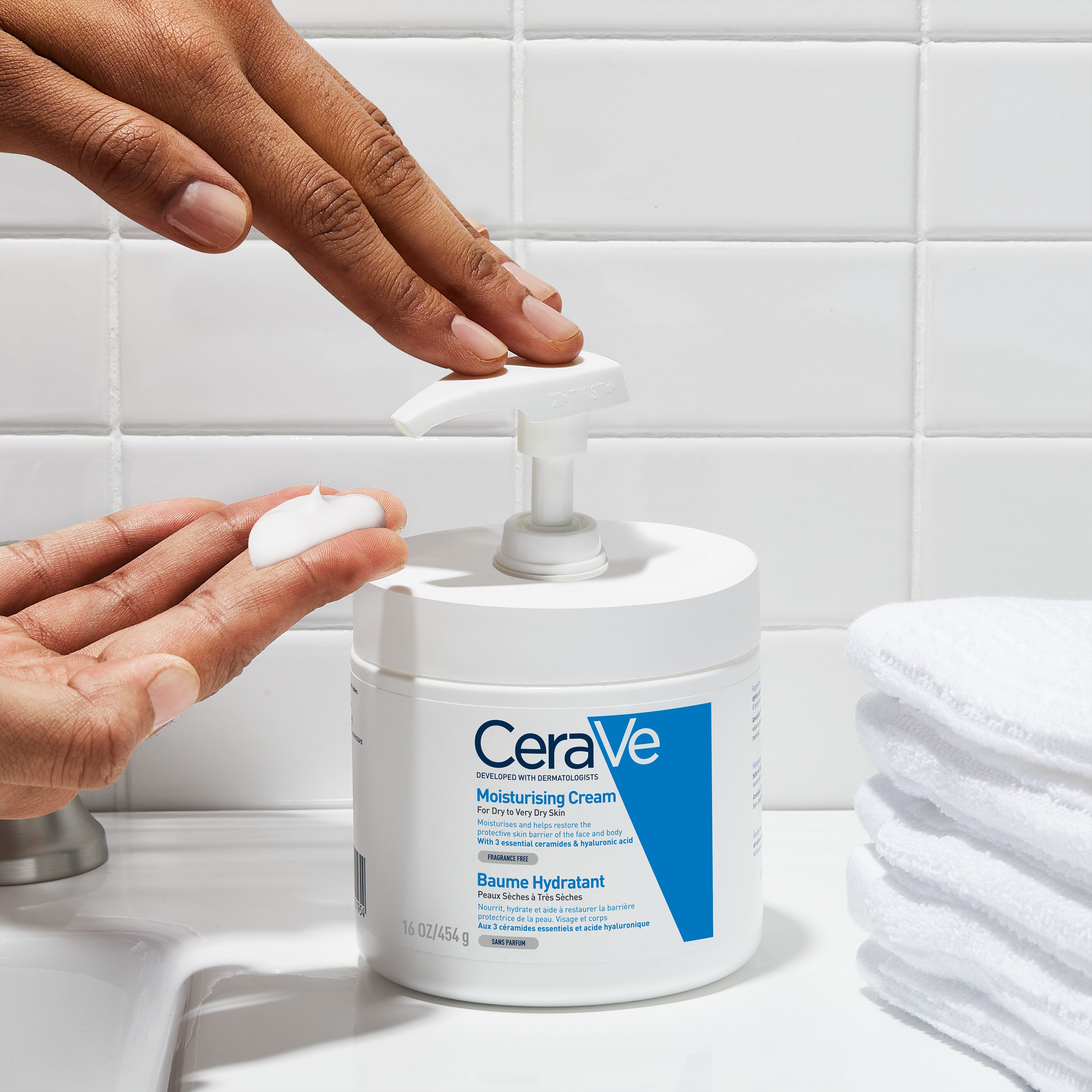 CeraVe Moisturising Cream w pump 454 g (obrázok 5)