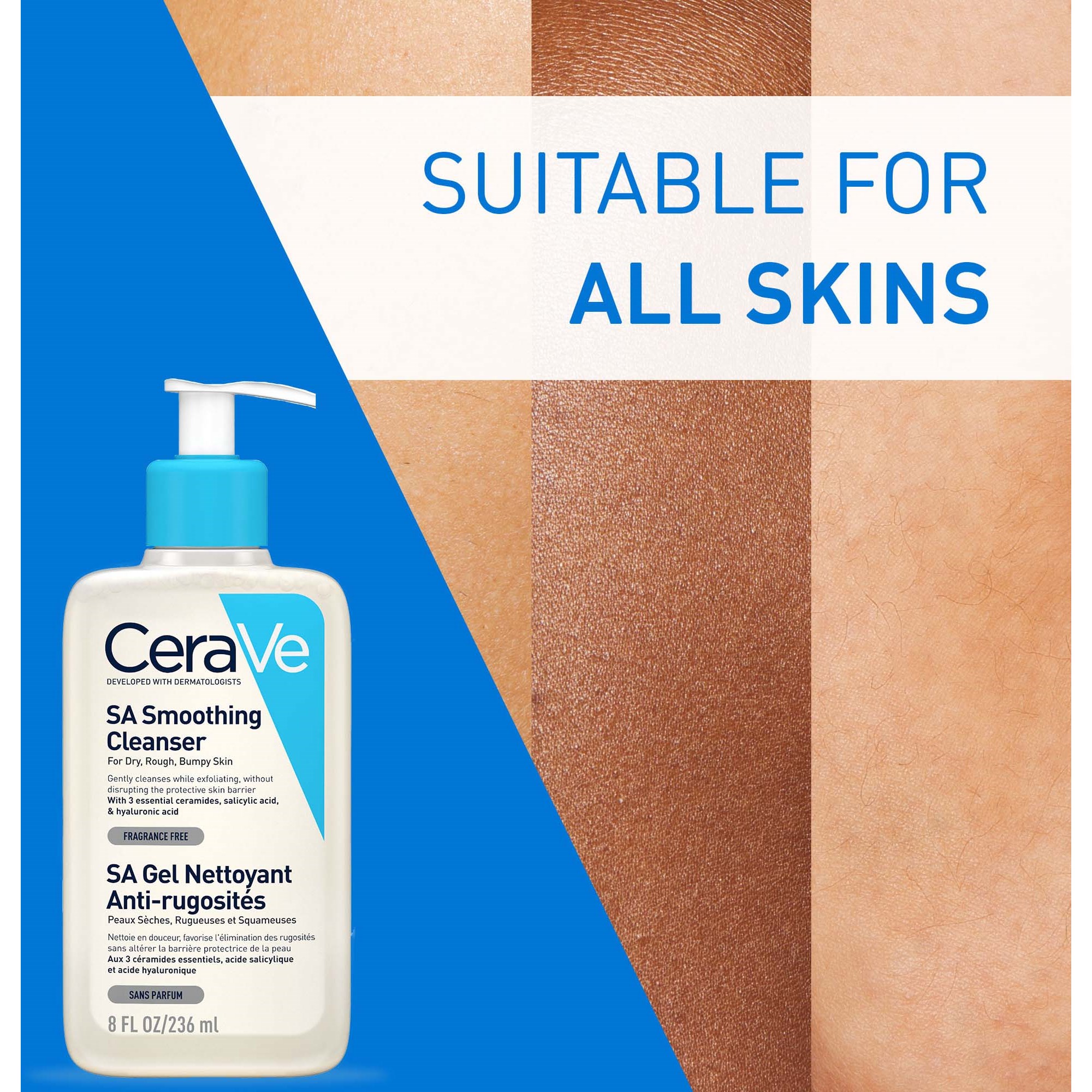 CeraVe SA Smoothing Cleanser 236 ml (obrázok 3)