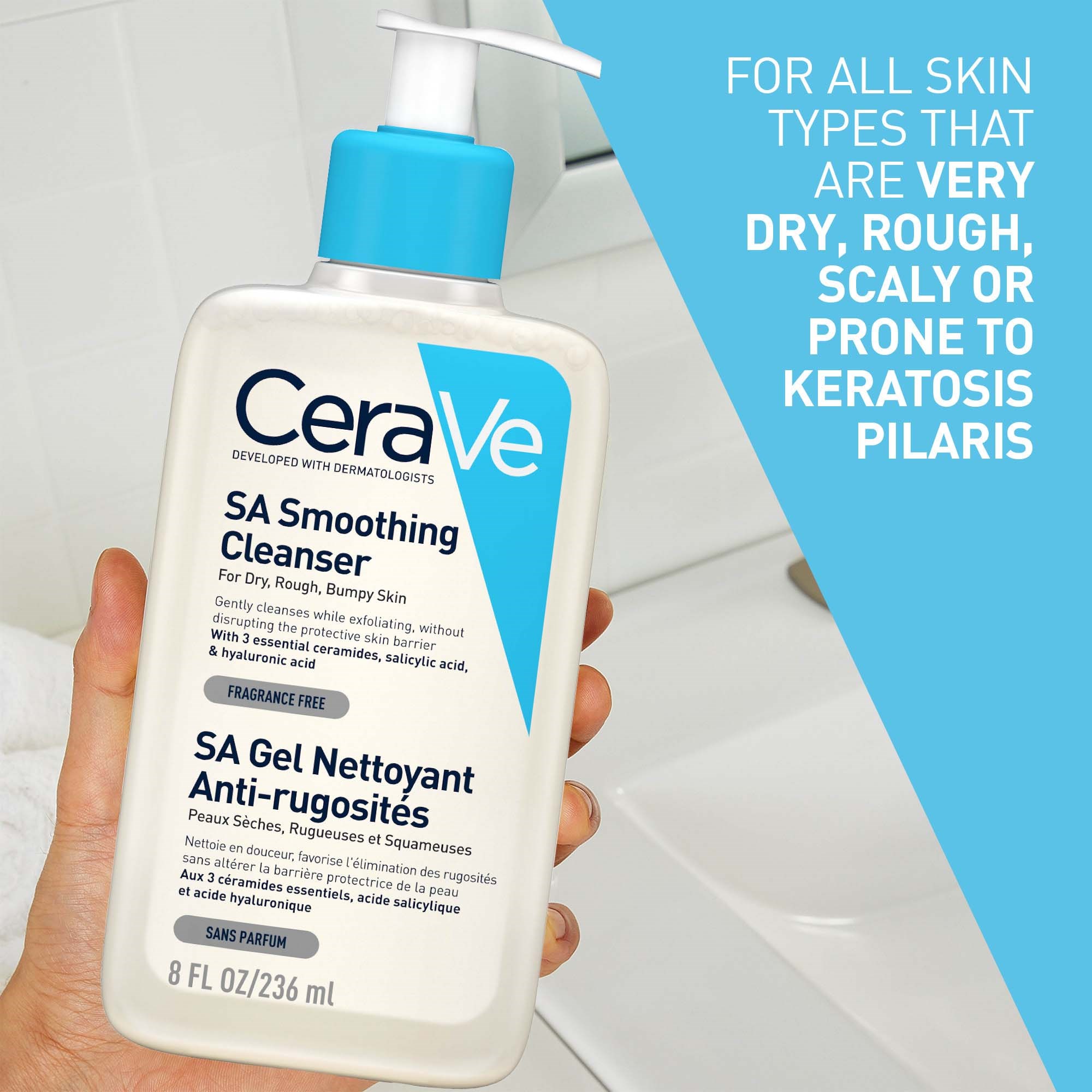 CeraVe SA Smoothing Cleanser 236 ml (obrázok 4)