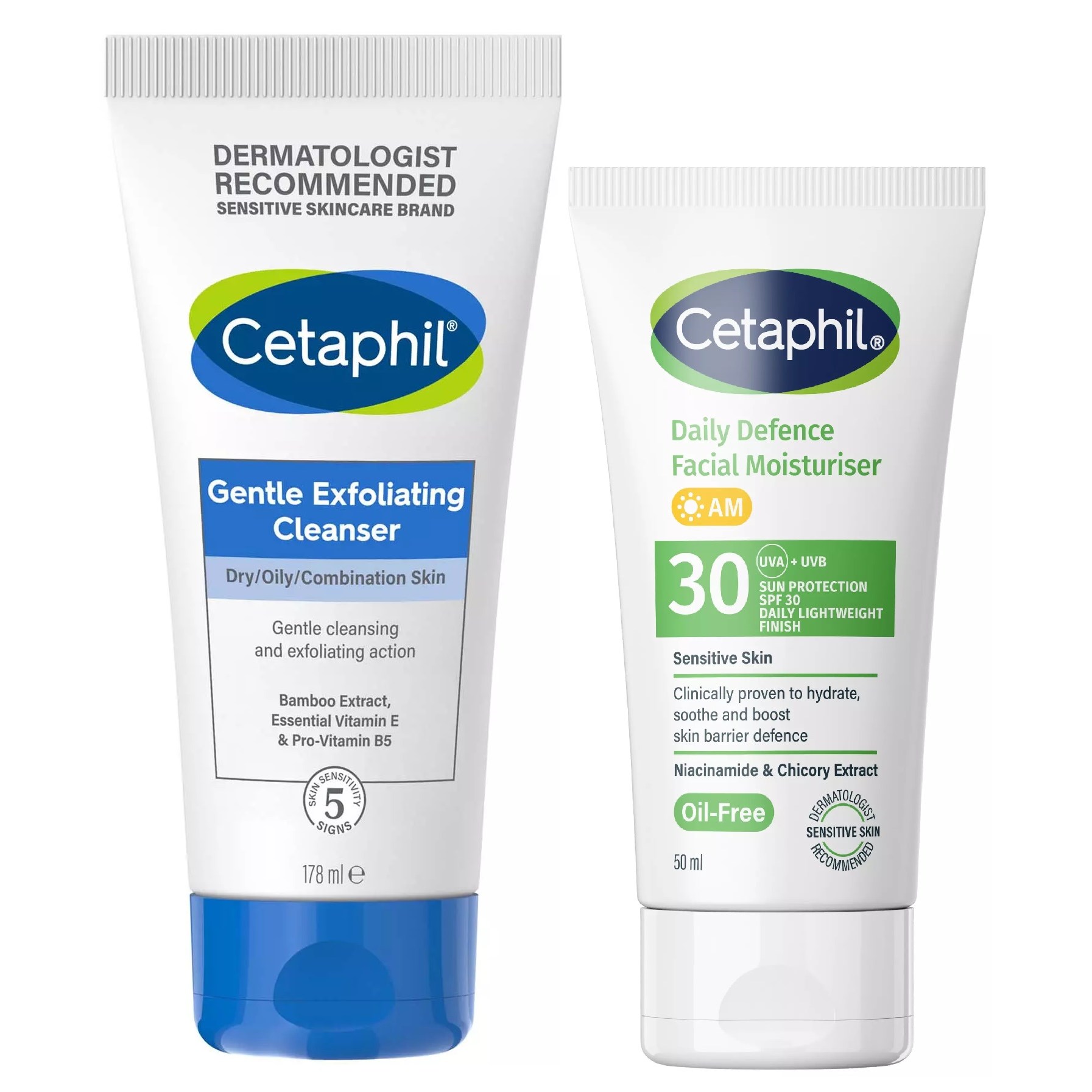 Cetaphil Smooth & Protect Routine