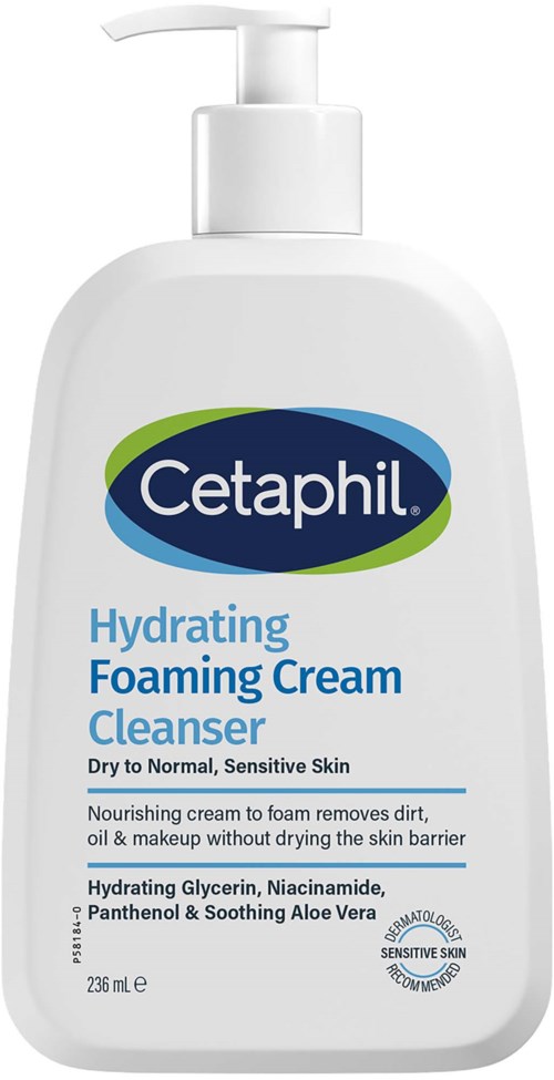 Cetaphil Hydrating Foaming Cream Cleanser 236 ml