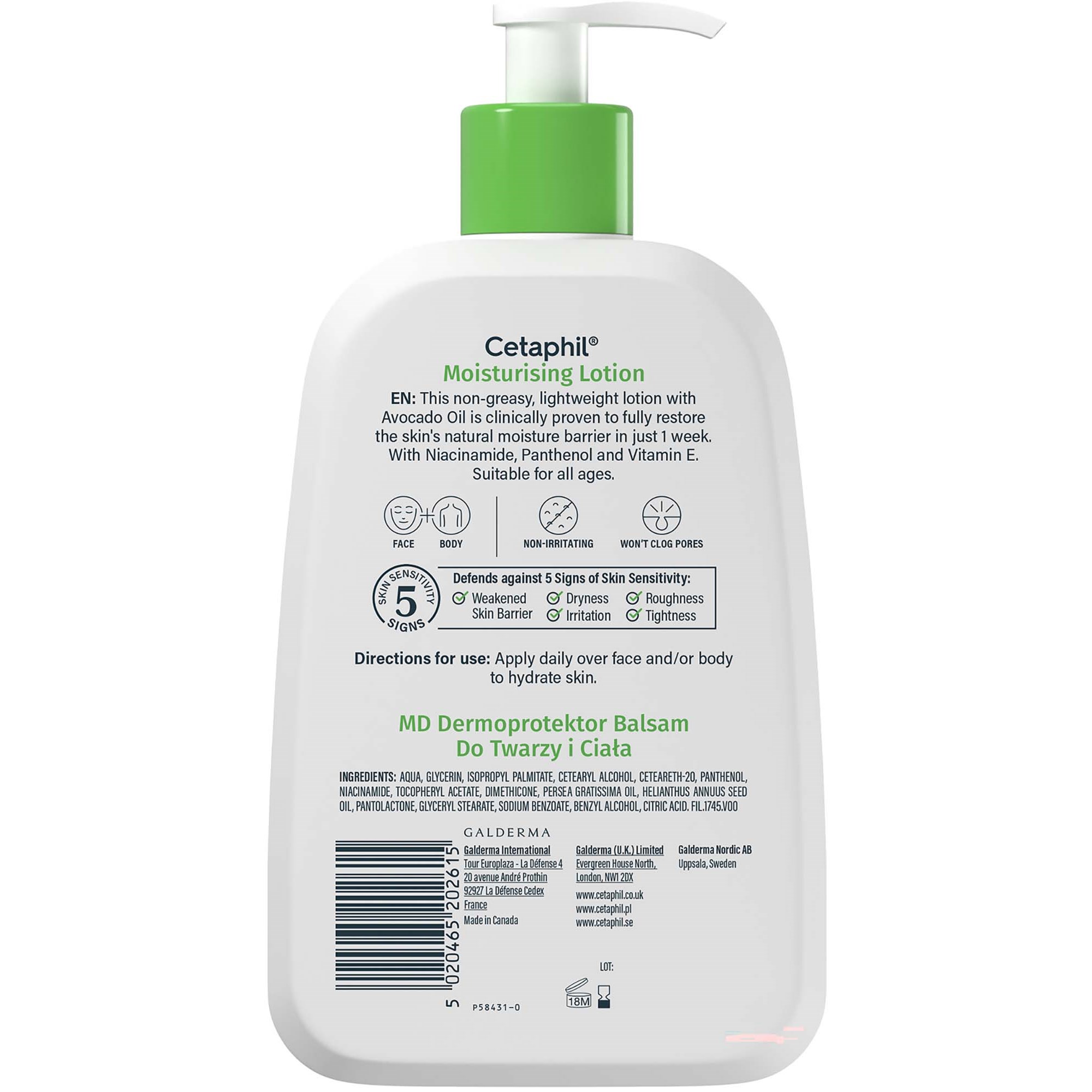 Cetaphil Moisturising Lotion 473 ml (obrázok 8)