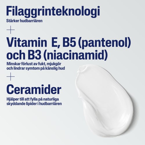 Projekt oparty na tekście o barierze skórnej, witaminach E, B5, B3 i ceramidach dla ochrony skóry i jej gojenia.