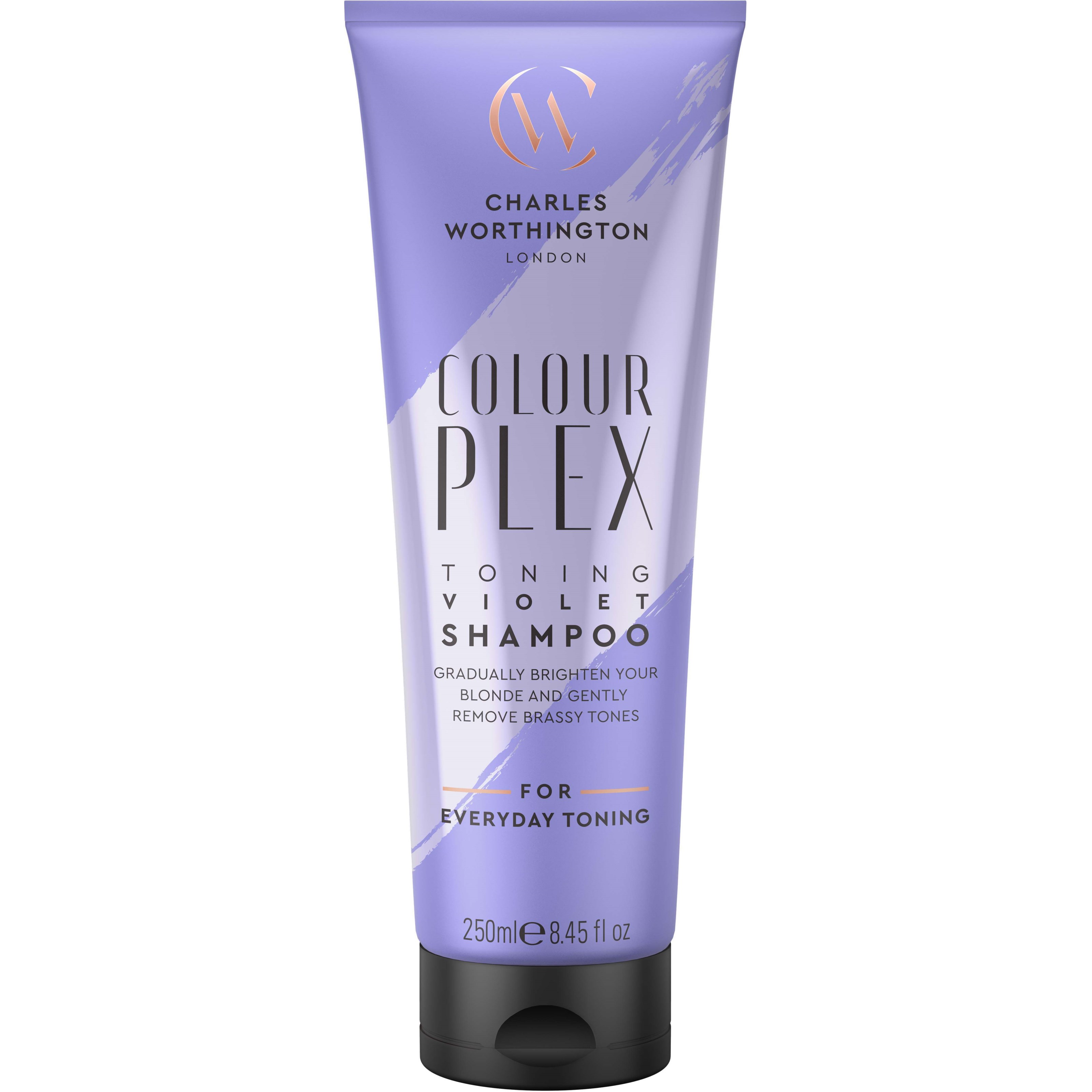Läs mer om Charles Worthington Colourplex Toning Violet Shampoo 250 ml