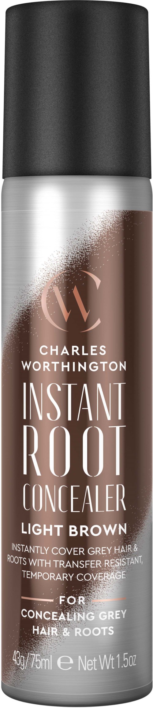 Charles Worthington Instant Root Concealer Light Brown 75 ml