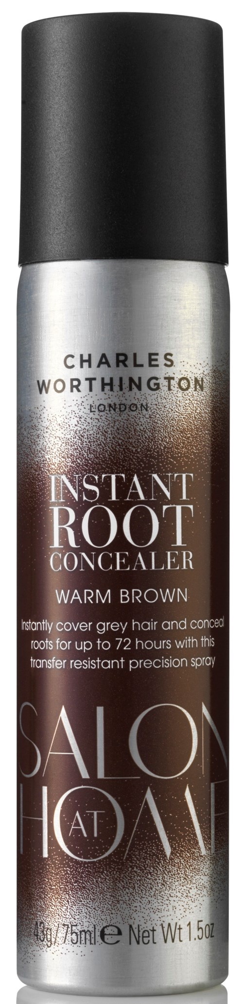 Charles Worthington Instant Root Concealer 75ml Warm Brown