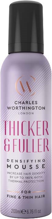 Charles Worthington Thicker & Fuller Densifying Mousse 200 ml