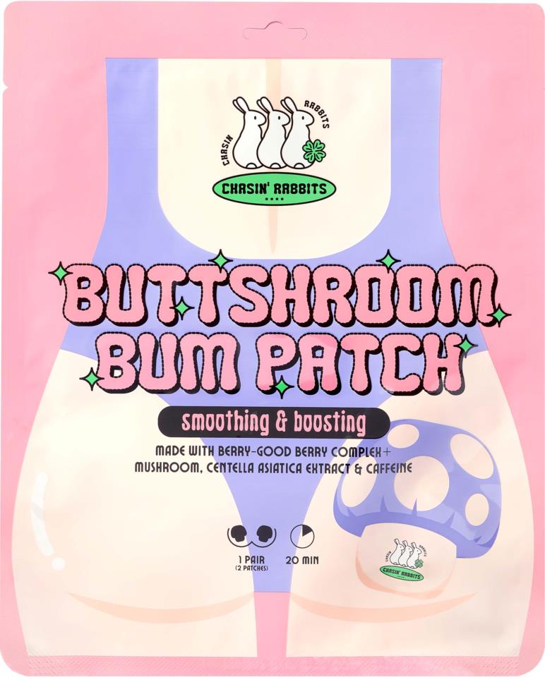 Chasin’ Rabbits Buttshroom Bum Patch 1 pair/2 pcs