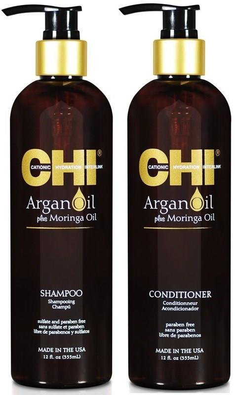 CHI Argan Shampoo + Conditioner