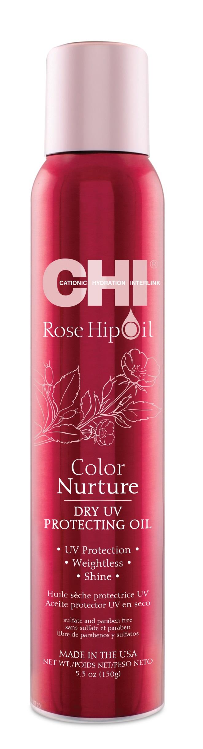CHI Rose Hip Color Nature Rose Hip Color Nurture Dry UV Protecting Oil ...