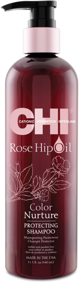 Chi Rosehip Oil Protecting Shampoo  340 ml